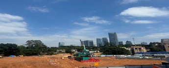 越秀地產(chǎn)里仁洞村F1-1地塊基坑、樁基礎(chǔ)工程2024.11.11-11.17施工剪影