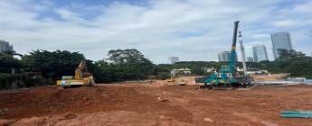 越秀地產(chǎn)里仁洞村F1-1地塊基坑、樁基礎(chǔ)工程2024.11.18-11.24施工剪影