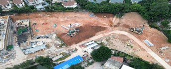 越秀地產(chǎn)里仁洞村F1-1地塊基坑、樁基礎(chǔ)工程2024.12.2-12.8施工剪影
