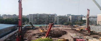 越秀海珠區(qū)AH020216地塊項目2025.2.18-2.23施工剪影